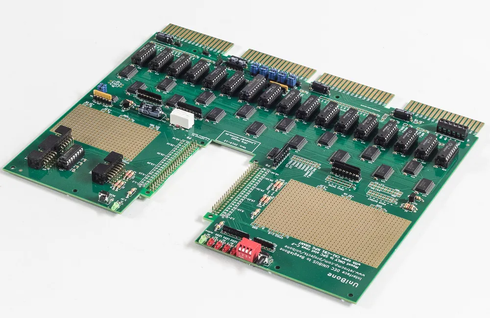 A built card without its BeagleBone fitted