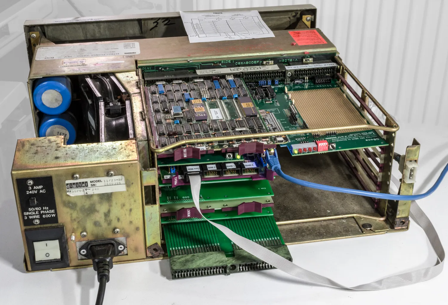 The card fitted in a card cage